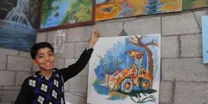 Pelukis Cilik Gaza Getarkan Dunia