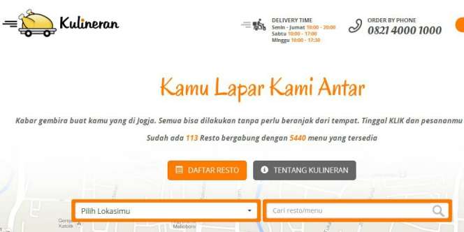 Mudahnya Order Kuliner Online di Yogya