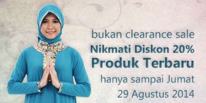 Saqina: Promo Seru di Bulan Agustus