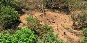 Meteorit Hunjam Nikaragua, Kawah Merekah Terbentuk