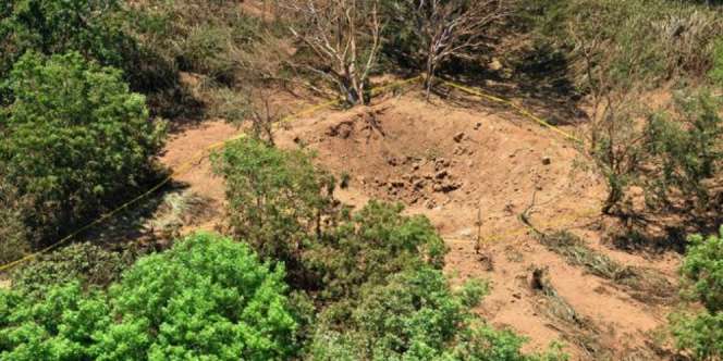 Meteorit Hunjam Nikaragua, Kawah Merekah Terbentuk