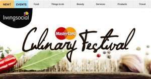LivingSocial: Promo MasterCard Culinary Festival