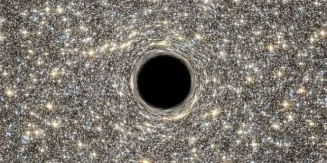 `Lubang Hitam` Tertangkap Jelas Teleskop Hubble