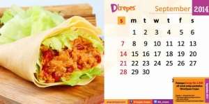 D'crepes: Potong Kalender Dapat Diskon