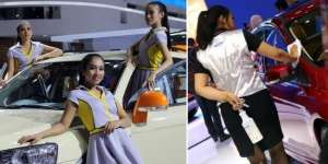 Keluh Kesah Tukang Lap Mobil di Tengah SPG Rp 1 Miliar