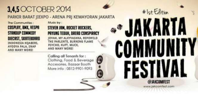 Festival: Jakarta Gelar Festival Komunitas 2014
