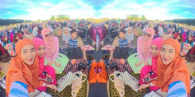 Dian Pelangi Senang Rayakan Idul Adha di Los Angeles