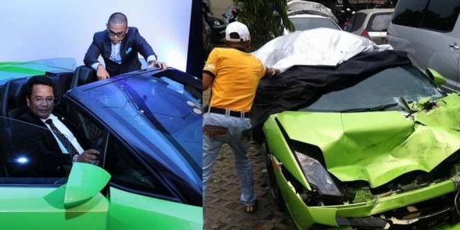 Lamborghini Hotman Paris Hantam Truk, 1 Tewas