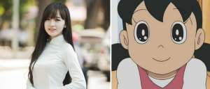 Cantiknya Shizuka `Doraemon` di Kehidupan Nyata