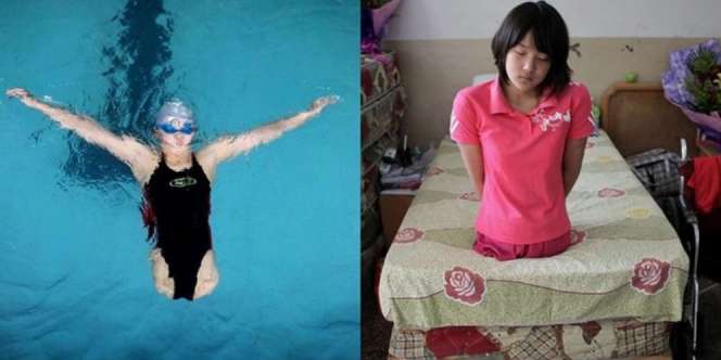 Semangat Luar Biasa Atlet Renang Tanpa Kaki