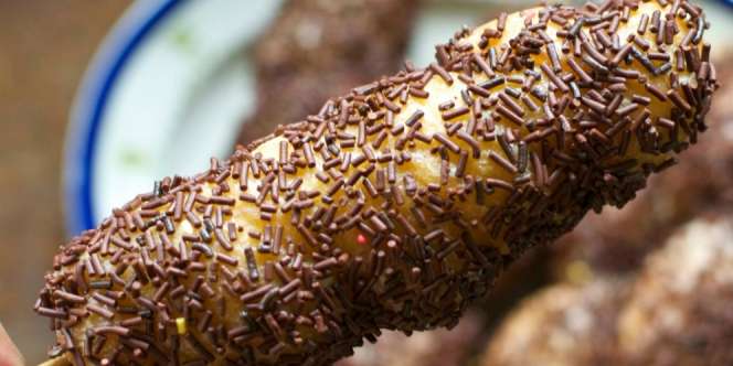Resep Donat Paha Ayam Tabur Cokelat
