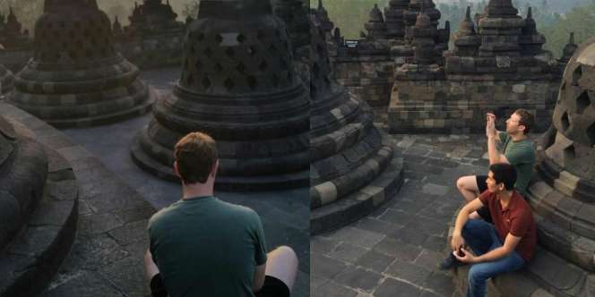 Jokowi dan Bos Facebook Zuckerberg Blusukan di Tanah Abang
