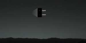 Pertama Kali Wajah Bumi Terlihat dari Mars 