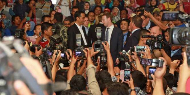 Ini Curhat Mark Zuckerberg Usai Diajak Blusukan ke Tanah Abang