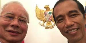 PM Malaysia Pamer Foto `Selfie` dengan Jokowi