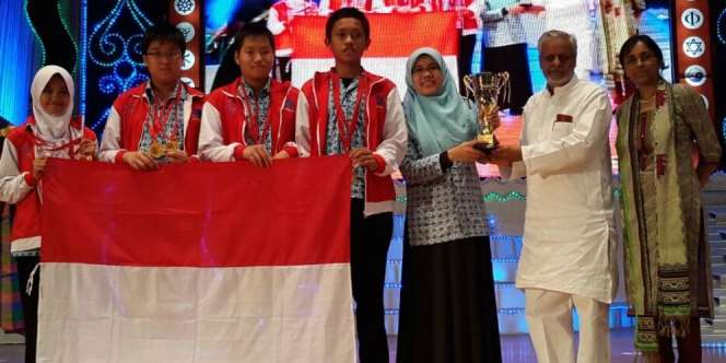 Indonesia Raih Juara Umum Olimpiade Matematika di India