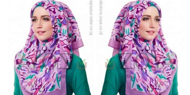 Zoya: Tampil Anggun dengan Kerudung Motif