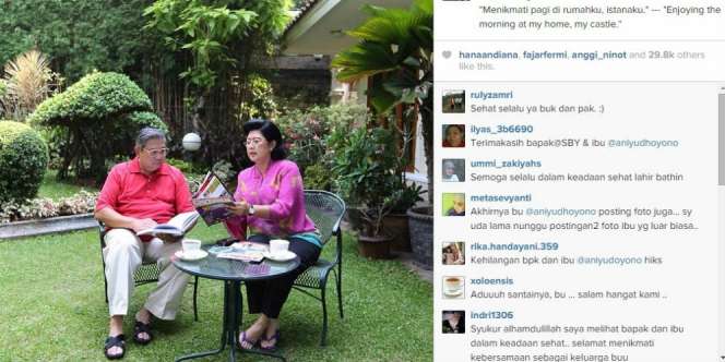 Ani Yudhoyono Pamer Foto Mesra Usai Lengser dari Ibu Negara