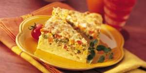 Resep Sarapan Sehat, Omelet Makaroni Sayur