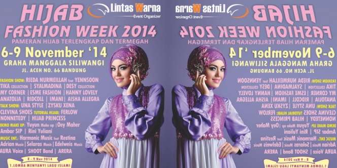 2 Hari Lagi! Hijab Fashion Week 2014 di Bandung
