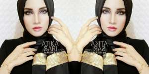 Atika Sari: Gaya Timur Tengah ala si Cantik