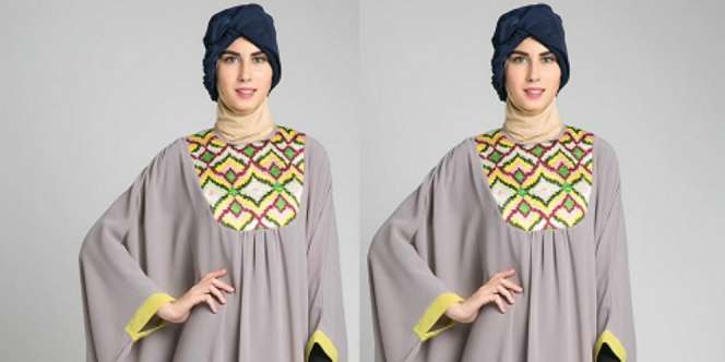 Hijabenka: Tampil Menawan dengan Kaftan Gold Sumba