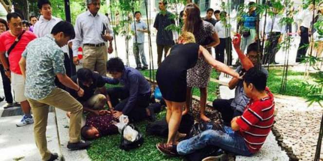 Dikira Syuting Film, WNI Tikam Jutawan di Jalanan Singapura