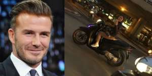 Gara-gara Foto Jepretan Beckham, Pemotor Wanita Kena Tilang