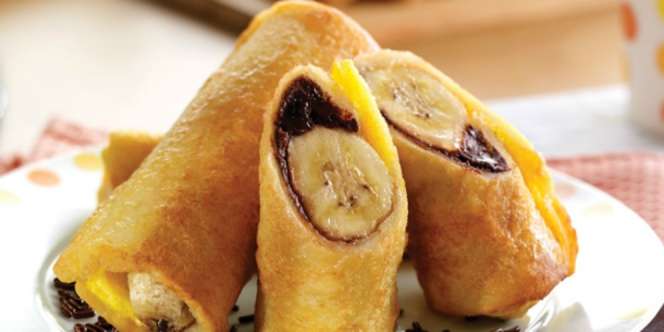 Menu Sarapan Roti Pisang Cepat saji 