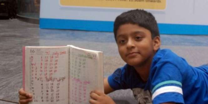 Bocah Ajaib `Manusia Kalender`