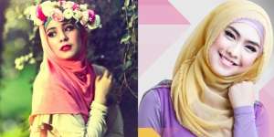 Gaya Fashion Artis Cantik Berhijab