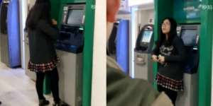 Bersolek di ATM Berujung Adu Fisik