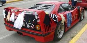Beli Ferrari Cuma Buat Jemur Pakaian!