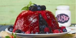 Puding Berries Sehat Rendah Kalori