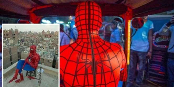 Susahnya Hidup Jadi `Spider-Man` di Mesir