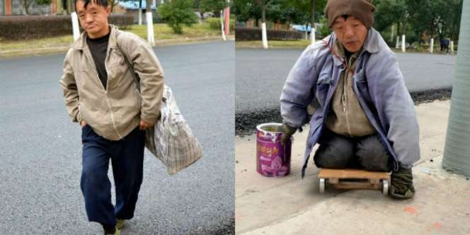 Pura-pura Lumpuh, Pengemis Kepergok Sedang Kejar Bus