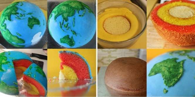 Unik, Kreasi 'Kue Planet Dunia'