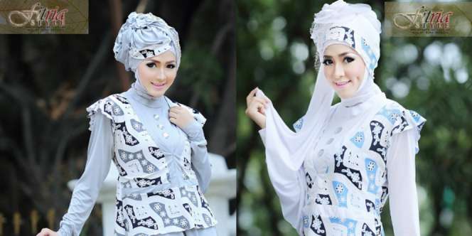 Fitria Style: Dress Anggun Motif Cantik