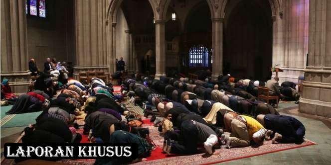 Damai (3): Bila Muslim AS Salat Jumat di Gereja Katedral