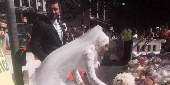 Pengantin Berhijab Ini Bikin Haru Warga Sydney