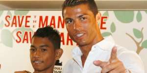 `Bocah Tsunami` Itu Ingin Jadi Penerus Cristiano Ronaldo