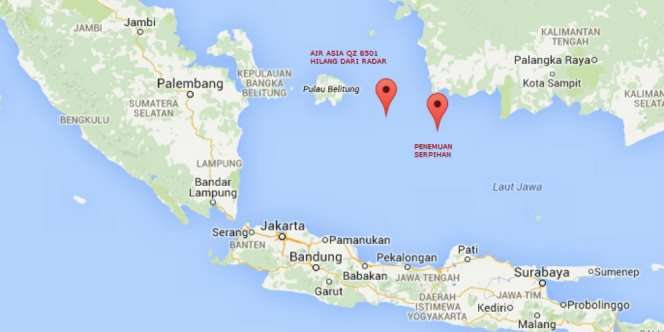 Tim SAR Klaim Temukan Objek Diduga Penumpang AirAsia