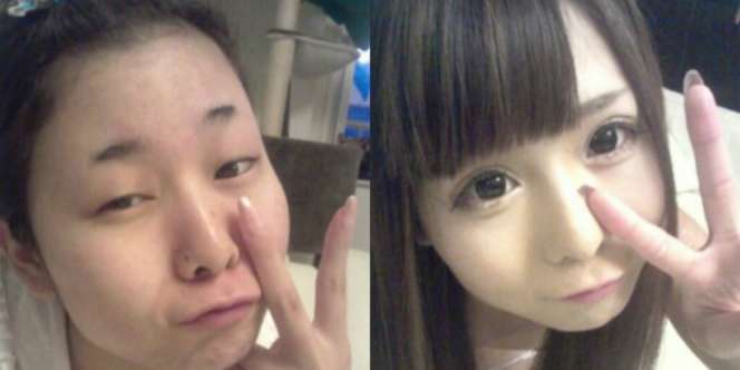 Make-Up Mengagumkan Gadis Ini Bikin Pria Kecele