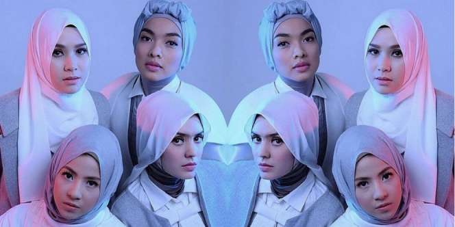Keakraban 4 Artis Cantik Tak Cuma di Film `Hijab`