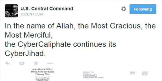 Twitter Pusat Komando Militer AS Dibajak