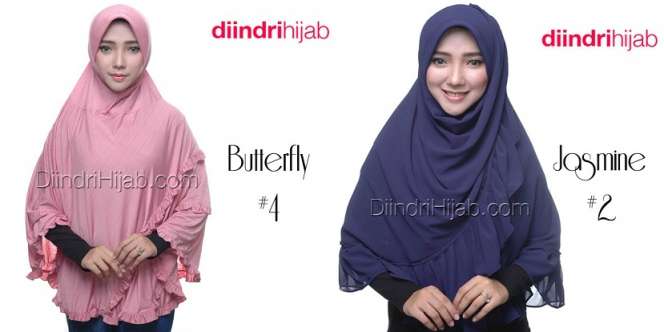 Diindri Hijab: Hijab `Butterfly` untuk Santai dan Formal