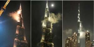 Heboh Gedung Tertinggi Burj Khalifa `Terpanggang`