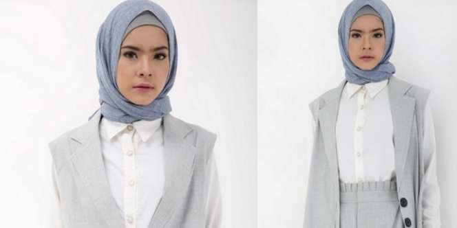 SAGGnya: Rompi Panjang Teman Hijaber di Acara Formal