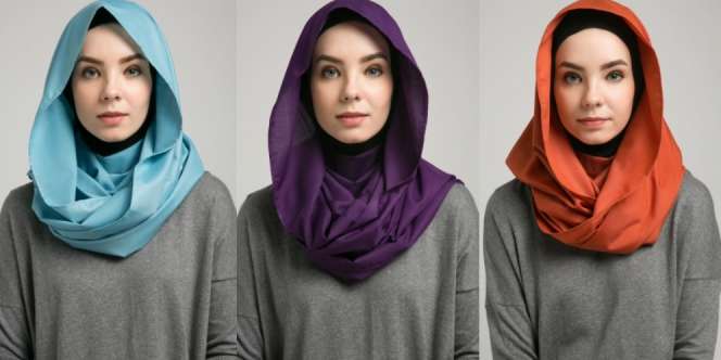 Farisa: Hijab Polos Tak Kalah Anggun