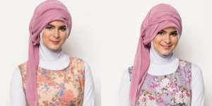 Radeesya: Hijaber Terlihat Feminin Lewat Gamis Asimetris